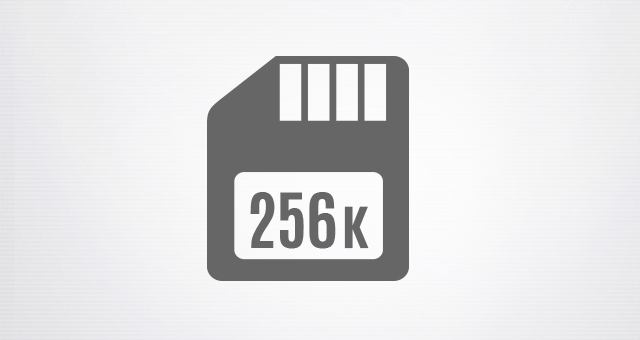 Встроенная память 256 КБ